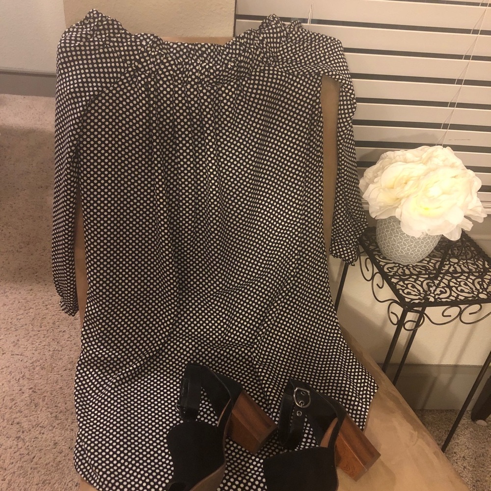 Express Polka Dot Dress